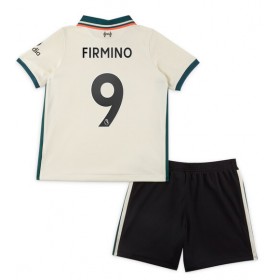 Liverpool Roberto Firmino 9 Voetbaltenues Kind Uit 2021/22 - SS (+ Korte broeken) 